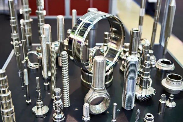 Electropolished stainless steel components at Harrison Electropolishing, Houston